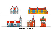 Poland, Bydgoszcz flat landmarks
