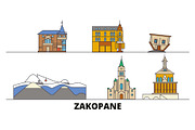 Poland, Zakopane flat landmarks