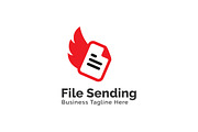 File Sending Logo Template