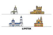 Russia, Lipetsk flat landmarks