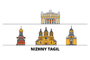 Russia, Nizhny Tagil flat landmarks