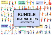 Bundle Flat People Characters