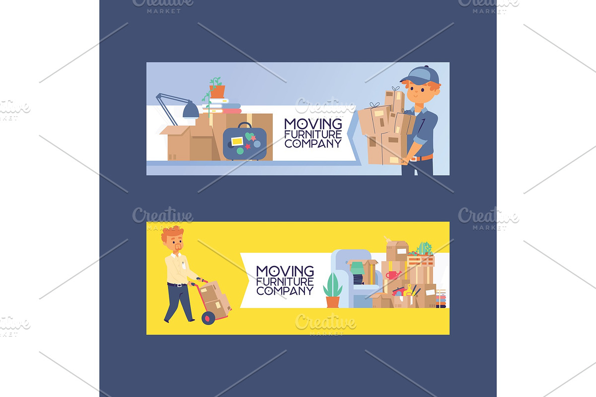 Courier vector postman character of in Illustrations - product preview 8