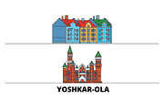 Russia, Yoshkar Ola flat landmarks