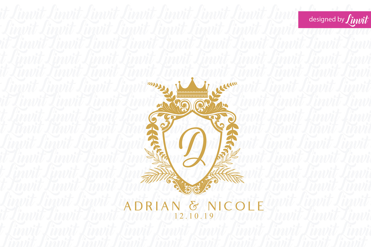 Royal Wedding Logo in Logo Templates - product preview 8