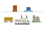 United States, Albuquerque flat