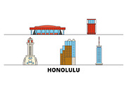 United States, Honolulu flat