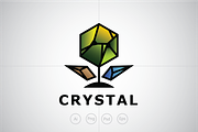 Crystal Gem Flower - Logo Template