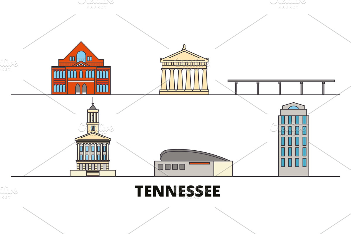 United States, Nashville flat in Illustrations - product preview 8