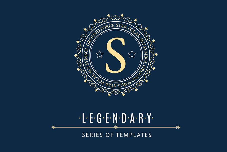 Luxury Logo from LEGENDARY set in Logo Templates - product preview 8