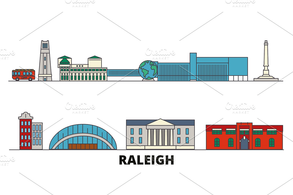 United States, Raleigh flat in Illustrations - product preview 8