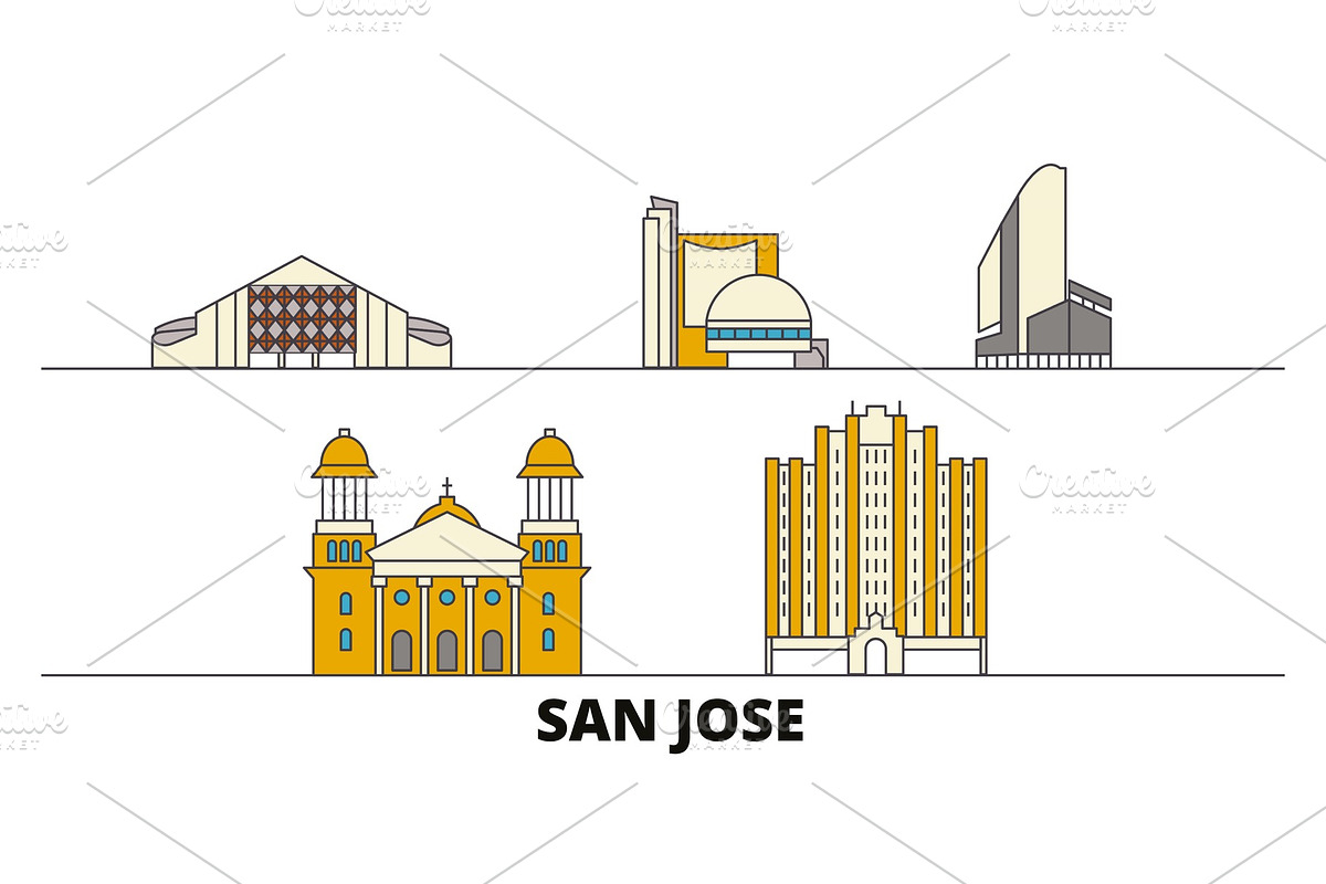 United States, San Jose flat in Illustrations - product preview 8