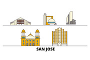 United States, San Jose flat