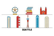 United States, Seattle flat