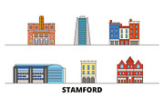 United States, Stamford flat