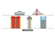 United States, Wichita flat