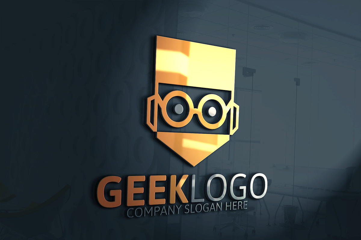 Geek Logo V3 in Logo Templates - product preview 8