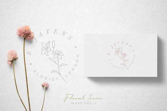 60 Flower and Floral Icons - Vol 2 in Flower Icons - product preview 1