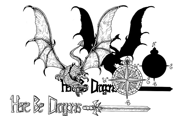 Here Be Dragons in Illustrations - product preview 4