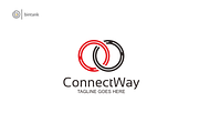 Connect Way - Abstract Logo