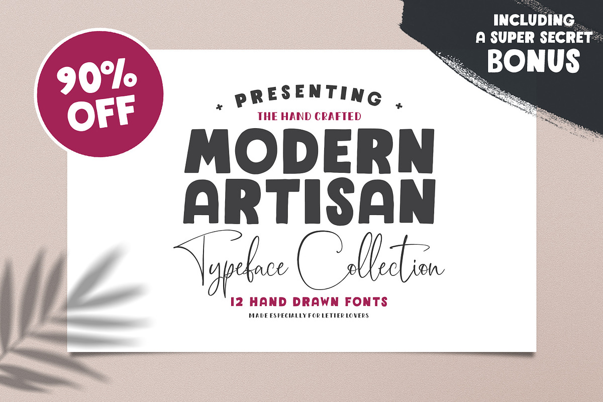 The Modern Artisan Font Collection in Fonts - product preview 8