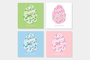 Happy Easter Greeting Card Template