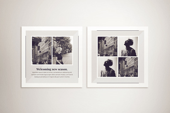 Monochrome Social Media Pack in Instagram Templates - product preview 2