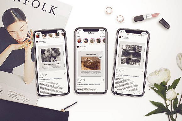 Monochrome Social Media Pack in Instagram Templates - product preview 5