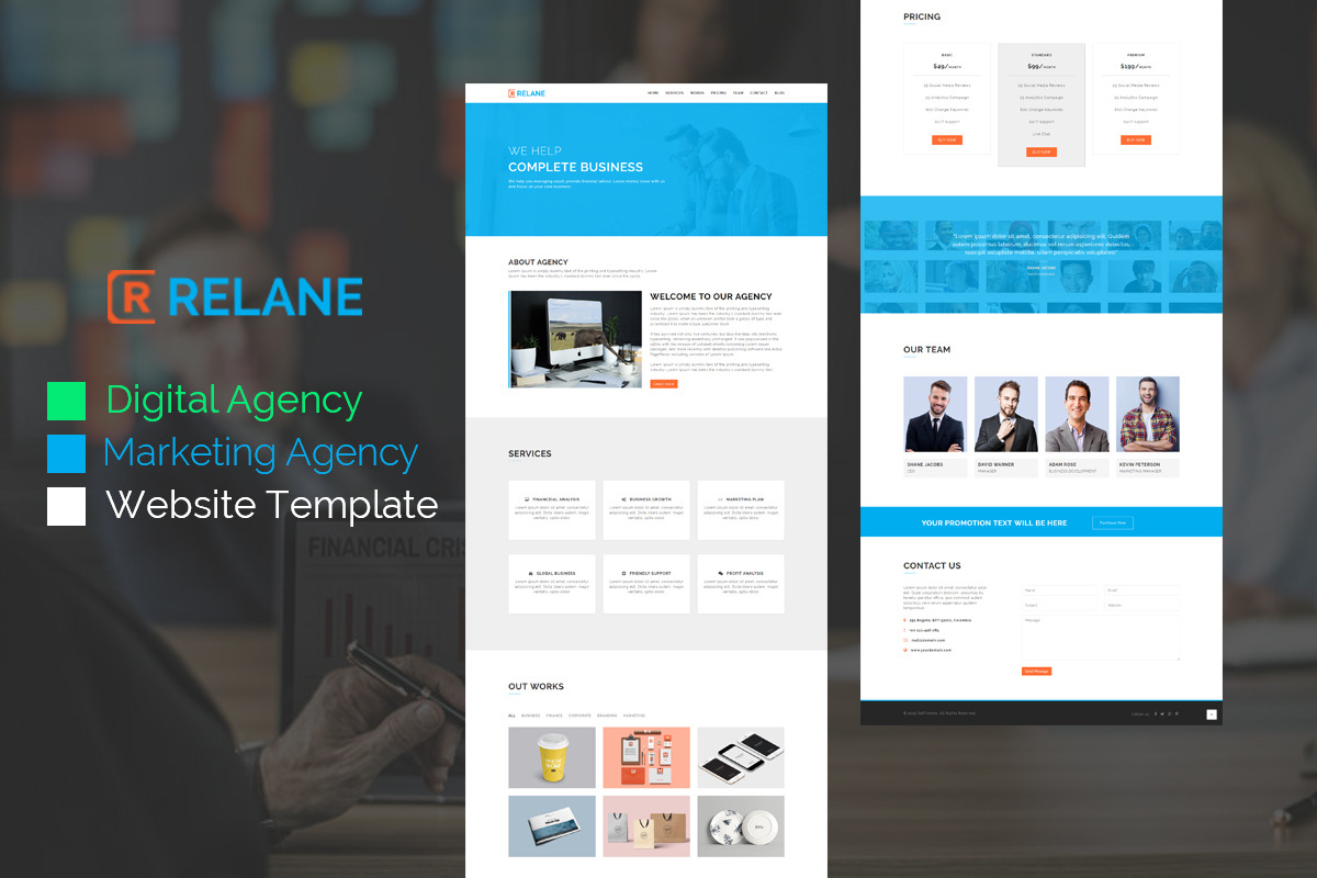 Marketing Agency Website Template in HTML/CSS Themes - product preview 8