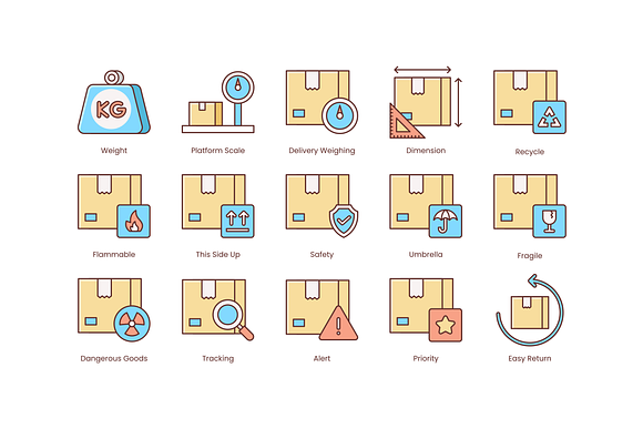 Shipping, Logistics, Delivery Icons in Safety Icons - product preview 2