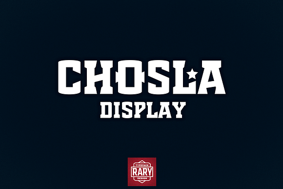 Chosla | sports style font family. in Display Fonts - product preview 12