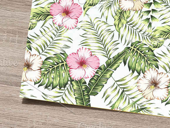 Tropical pattern. Seamless design. in Illustrations - product preview 1