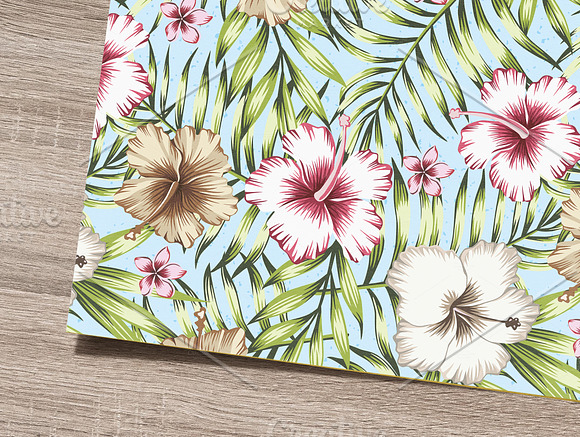 Tropical pattern. Seamless design. in Illustrations - product preview 2