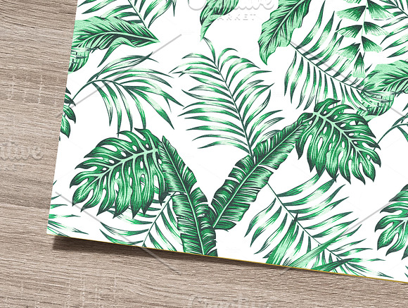 Tropical pattern. Seamless design. in Illustrations - product preview 3