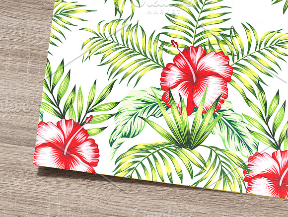Tropical pattern. Seamless design. in Illustrations - product preview 6