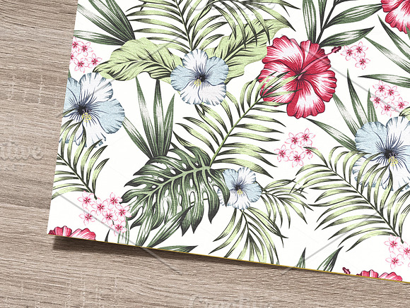 Tropical pattern. Seamless design. in Illustrations - product preview 7