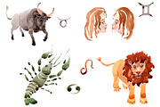 Horoscope Watercolor png