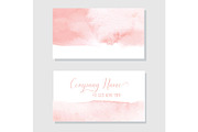 Watercolor Business card