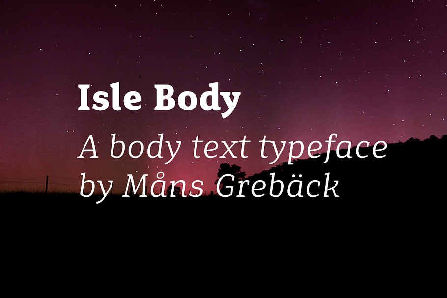 Isle Body - Eight Styles! in Serif Fonts - product preview 8