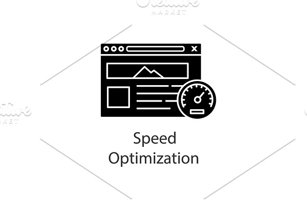 Website speed optimization icon