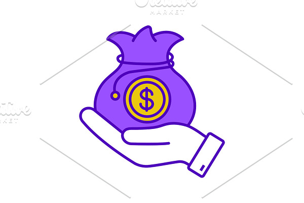 Venture capital color icon