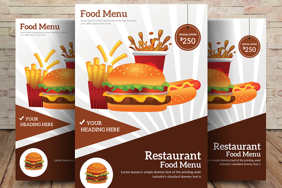 Family Restaurant Flyer & Ad in Flyer Templates - product preview 8