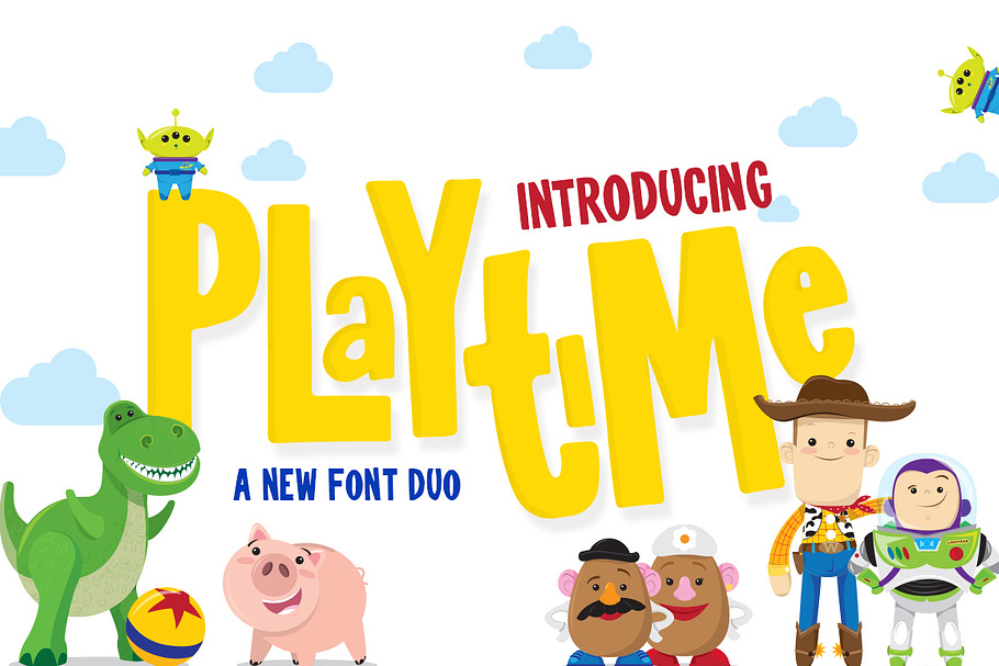 Playtime Font in Display Fonts - product preview 8