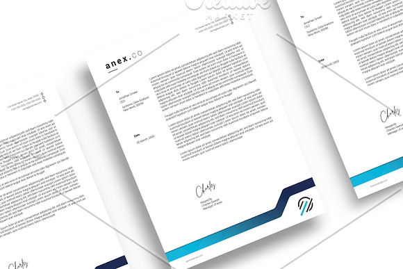 Letterhead  V24 in Stationery Templates - product preview 1