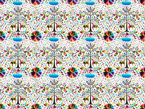 Vector Otomi Creative Set in Patterns - product preview 2