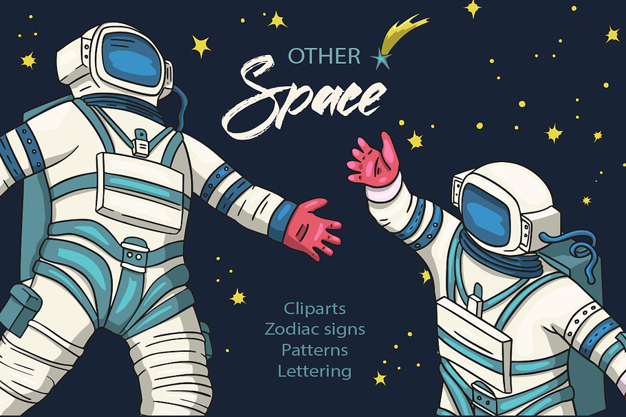 Other Space. Big graphic pack. in Illustrations - product preview 8