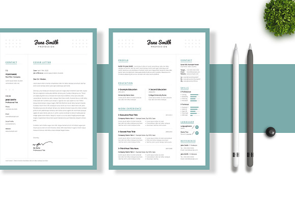 Clean Resume / CV in Resume Templates - product preview 1