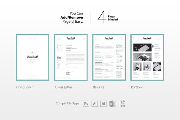 Clean Resume / CV in Resume Templates - product preview 5