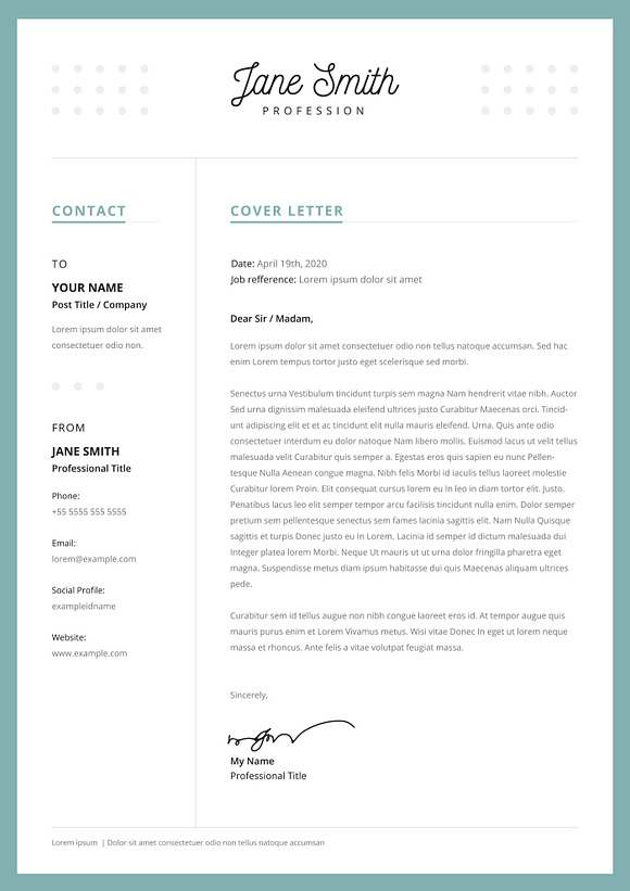 Clean Resume / CV in Resume Templates - product preview 7