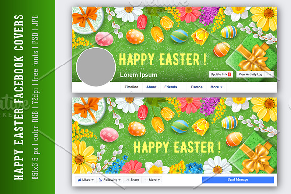 Easter Facebook Timeline Covers